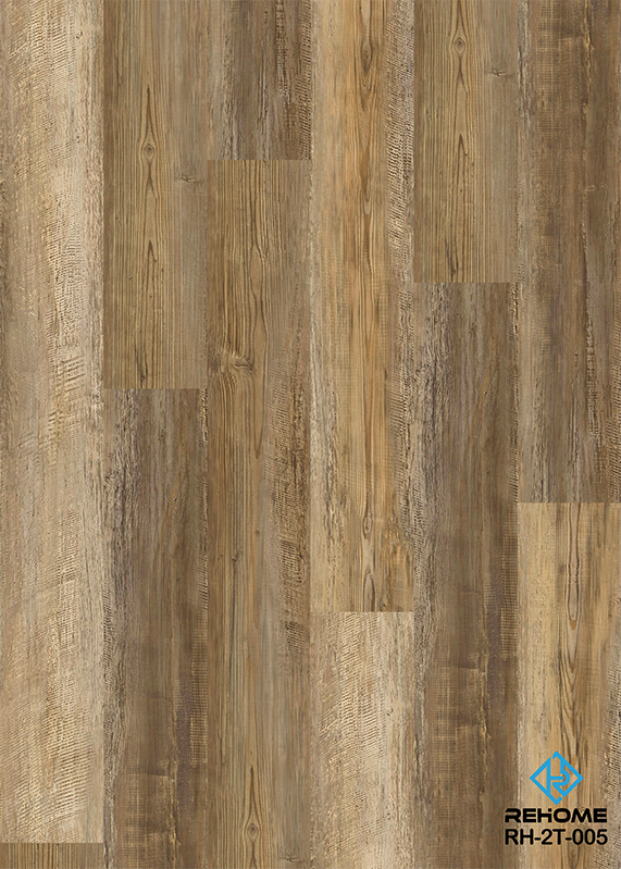 Pisos de folha Dryback LVT à prova d'água da coleção Canvas